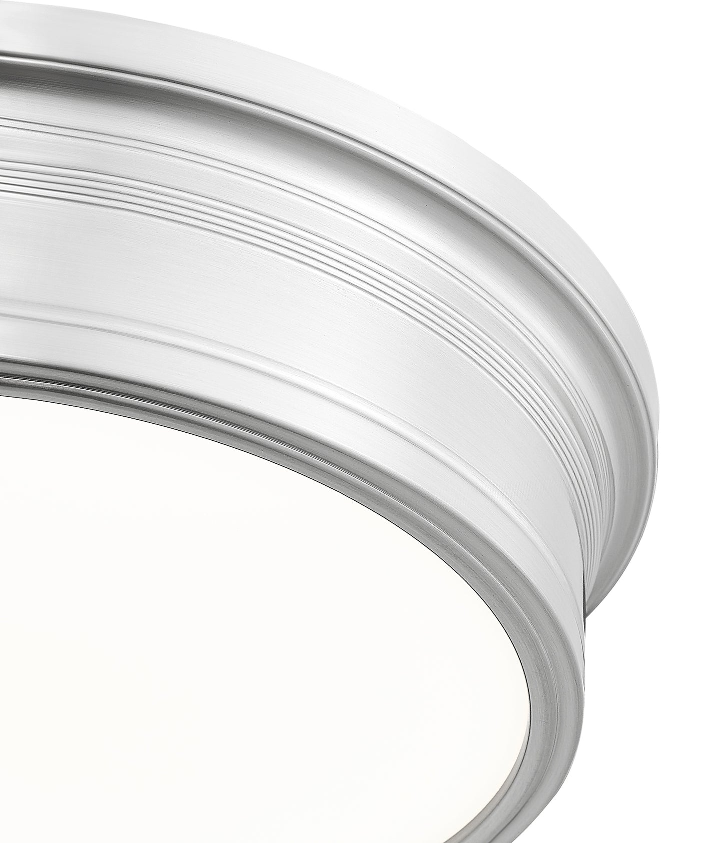 7702F16-BN-LED - Bentley 1 Light Flush 16" Mount - Brushed Nickel
