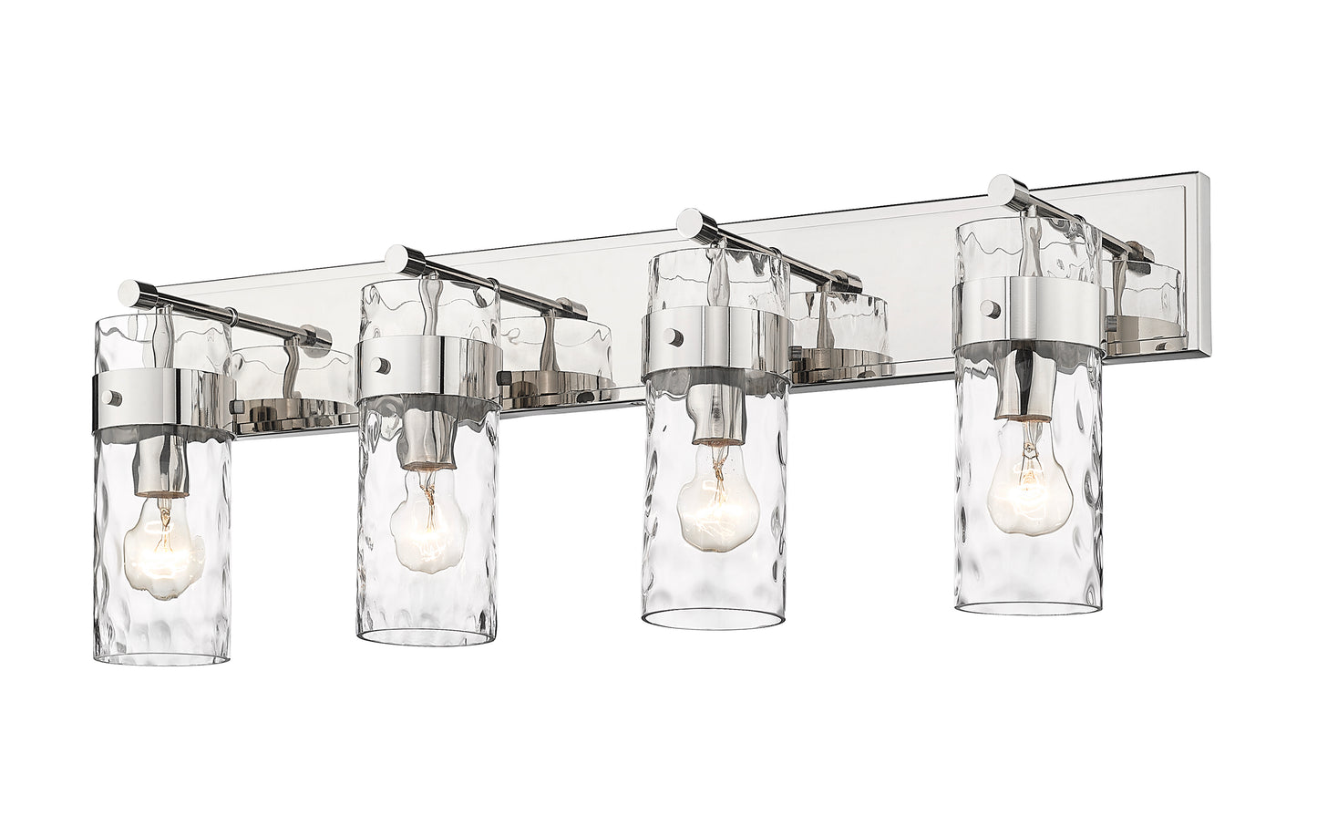 3035-4V-PN - Fontaine 4 Light 34" Vanity - Polished Nickel