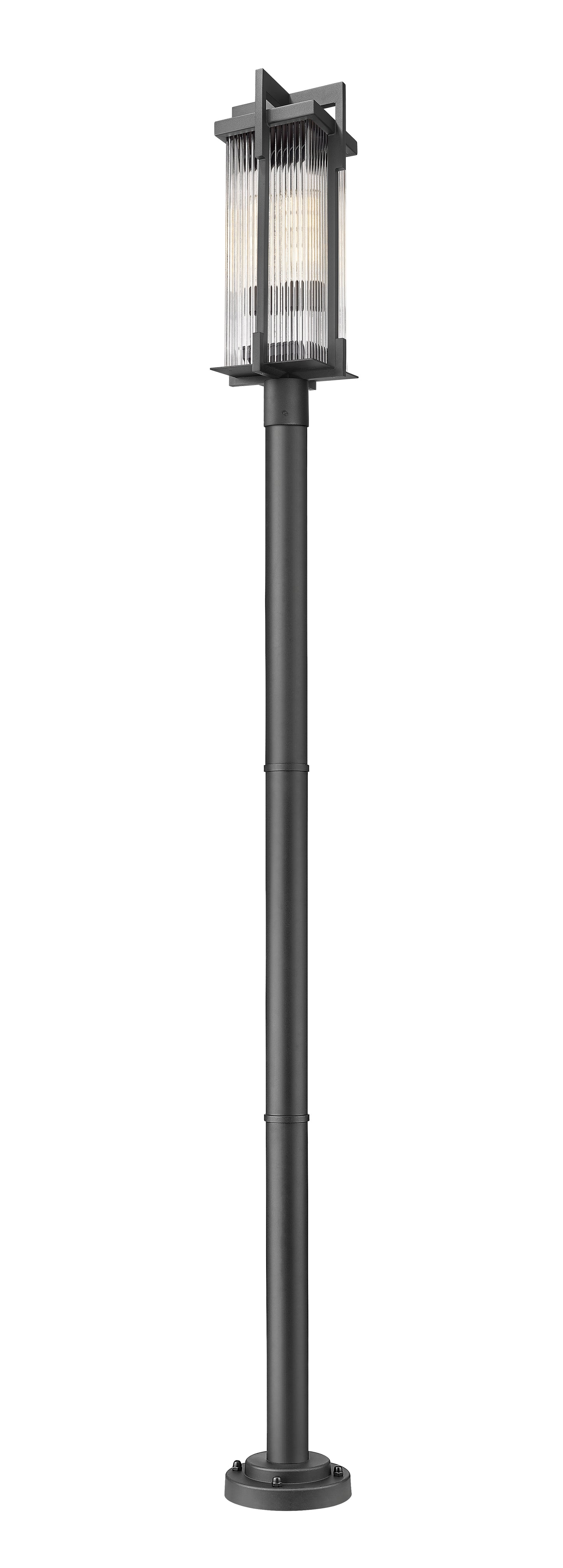 5031PHBR-567P-BK - Fortis 2 Light 99" Post Light - Sand Black