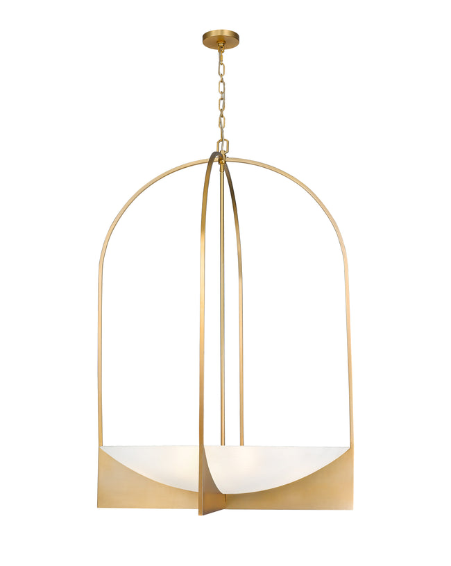 1947-48MGLD - Devon 8 Light 32" Chandelier - Modern Gold