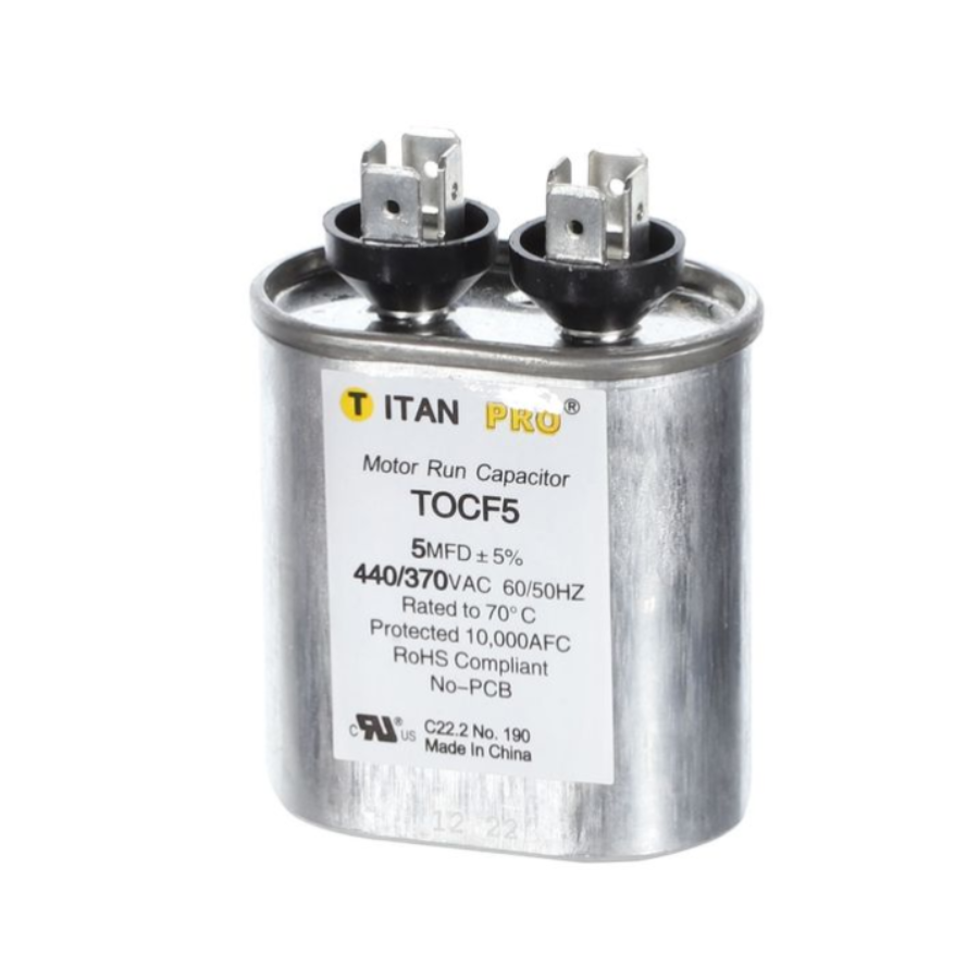 TOCF5 - TITAN PRO CAPACITOR 5 MFD 440/370V OVAL