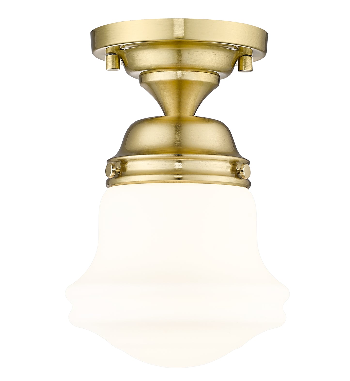735F1-LG - Vaughn 1 Light Flush 6" Mount - Luxe Gold