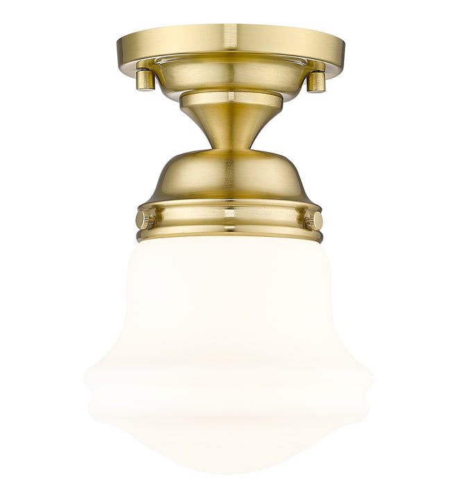 735F1-LG - Vaughn 1 Light Flush 6" Mount - Luxe Gold