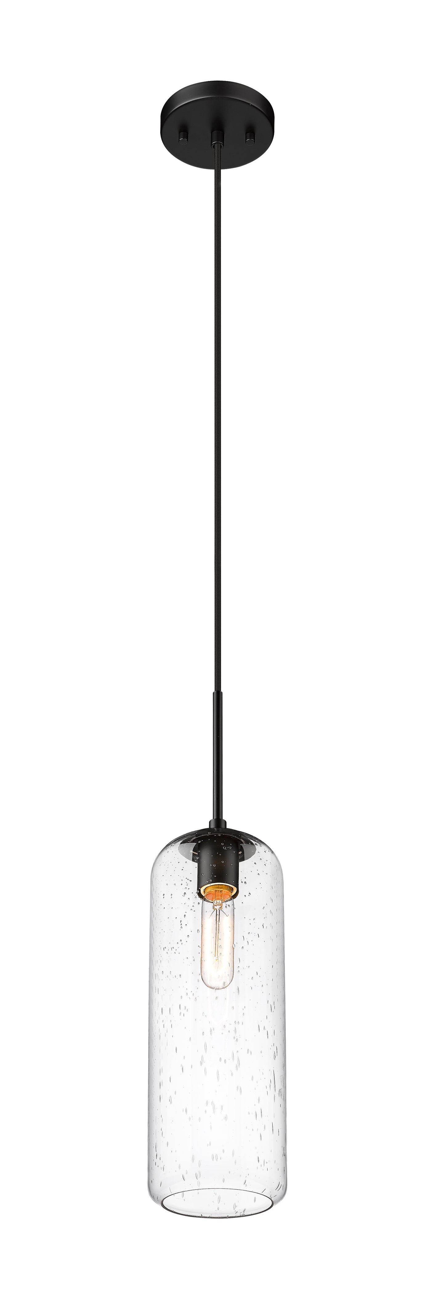 738P22-MB - Monty 1 Light 5" Pendant - Matte Black