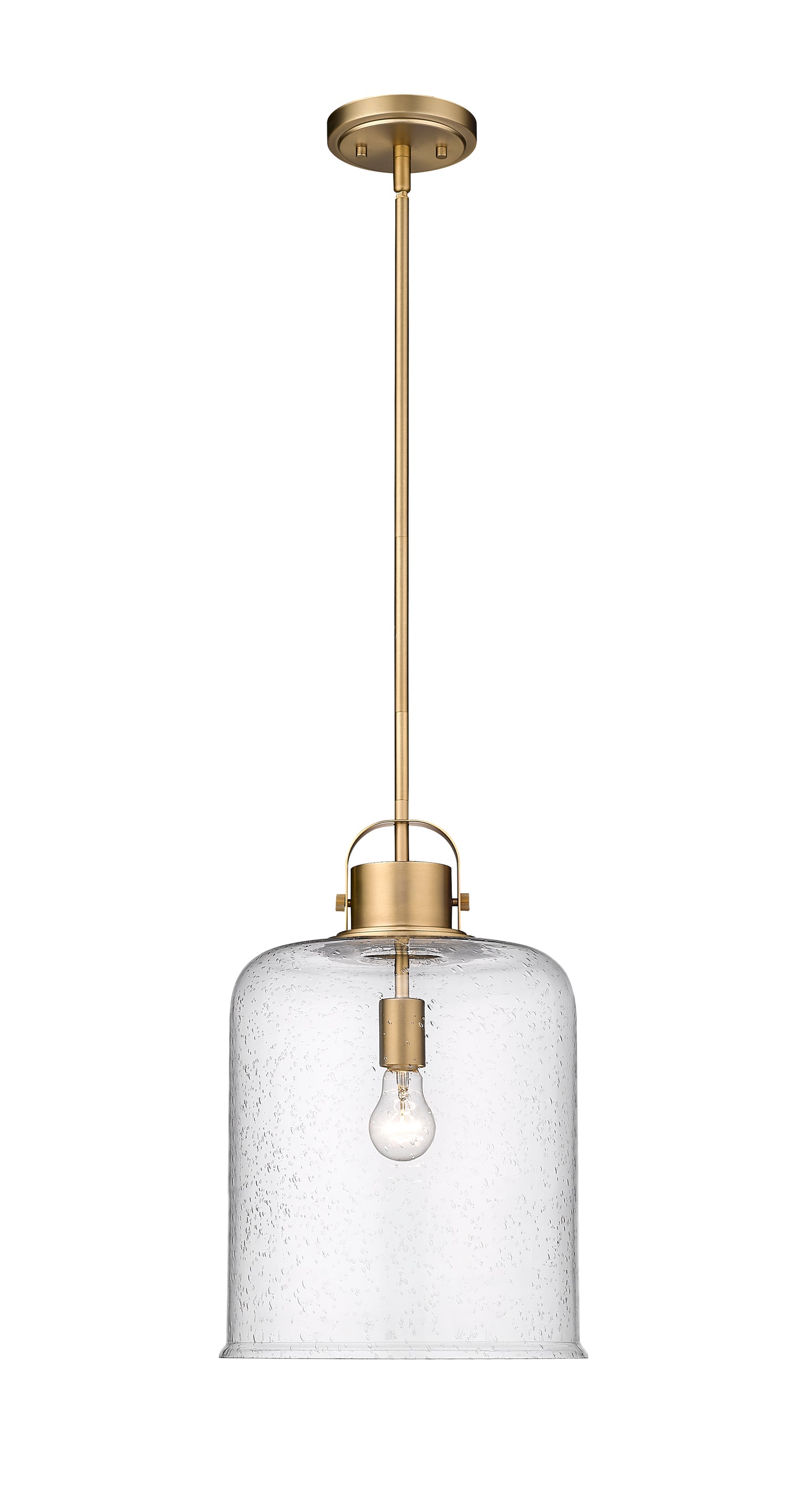 340P12-HG - Kinsley 1 Light 12" Pendant - Heirloom Gold