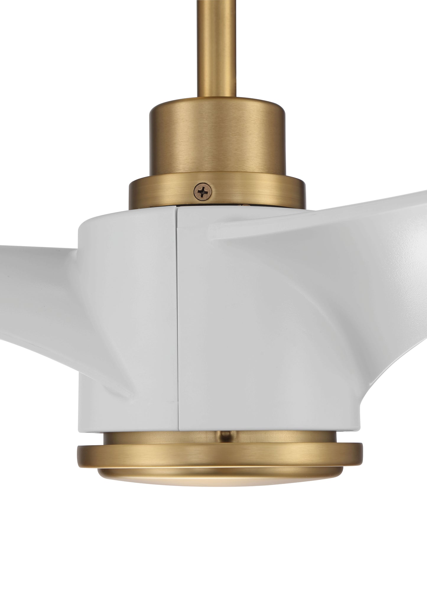 PHB60SB3-NWF - Phoebe 60" Indoor Ceiling Fan without Wifi 60" 3 Blade Ceiling Fan with Light Kit - Satin Brass