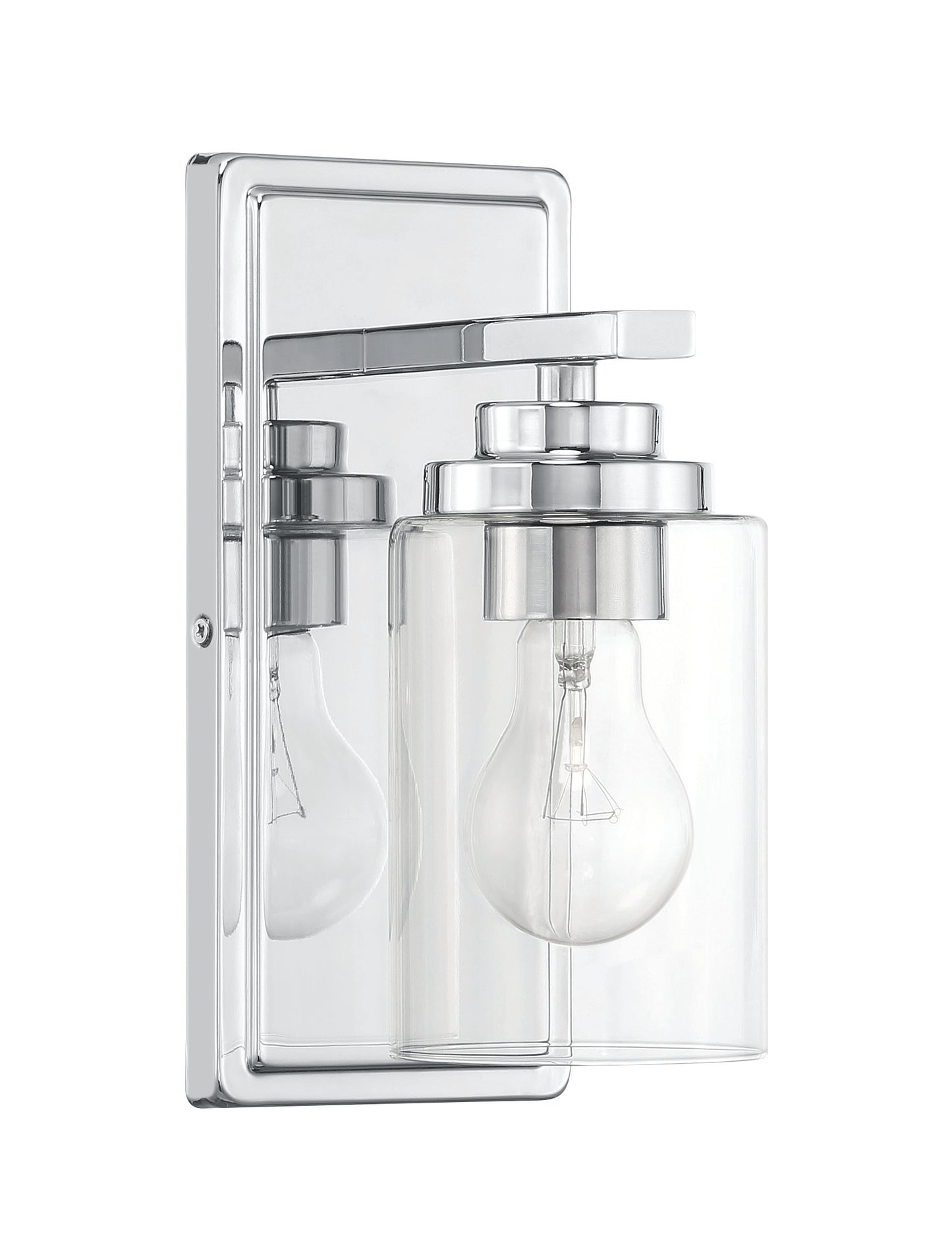 20404CH1 - Clark 1 Light 10" High Wall Sconce - Chrome