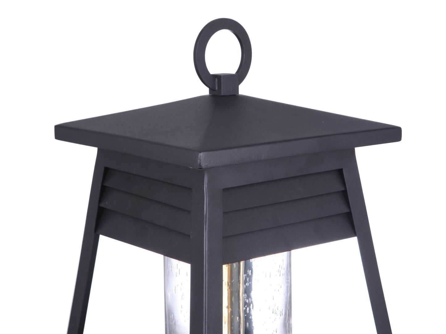 ZA2725-TB - Becca 1 Light 20" High Post Mount - Textured Black