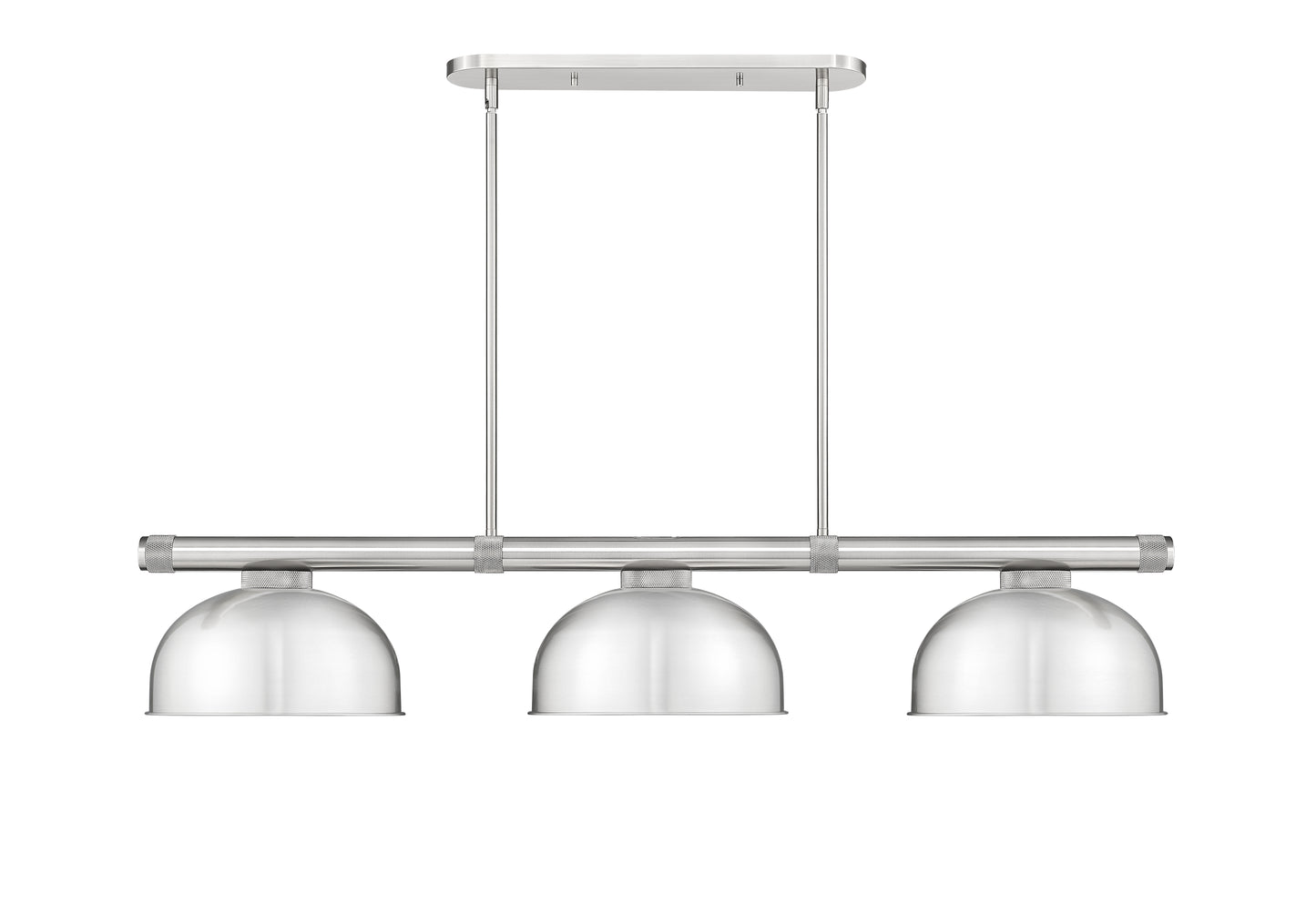 3050-3BN-D13BN - Vanguard 3 Light 58" Billiard - Brushed Nickel
