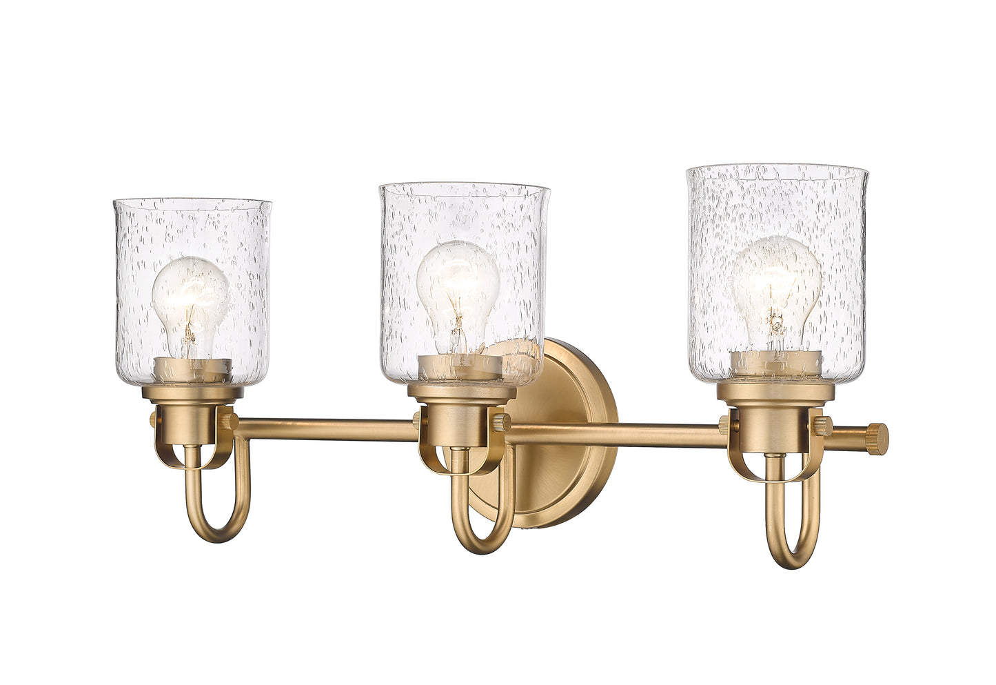 340-3V-HG - Kinsley 3 Light 22" Vanity - Heirloom Gold