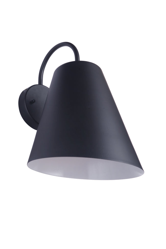 ZA5014-MN - Point Clear 1 Light 13" High Outdoor Wall Lantern - Midnight