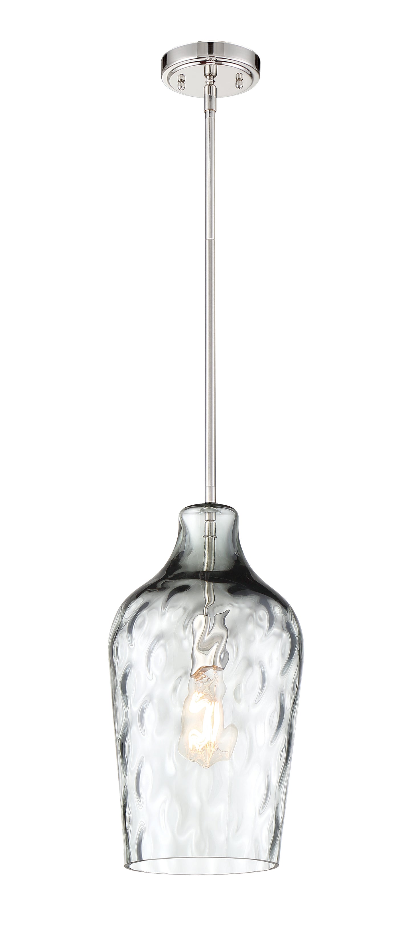 P726BNK1 - 1 Light 9" Wide Pendant - Brushed Nickel