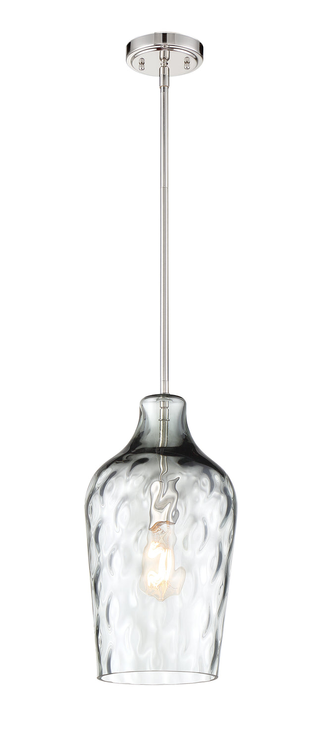P726BNK1 - 1 Light 9" Wide Pendant - Brushed Nickel