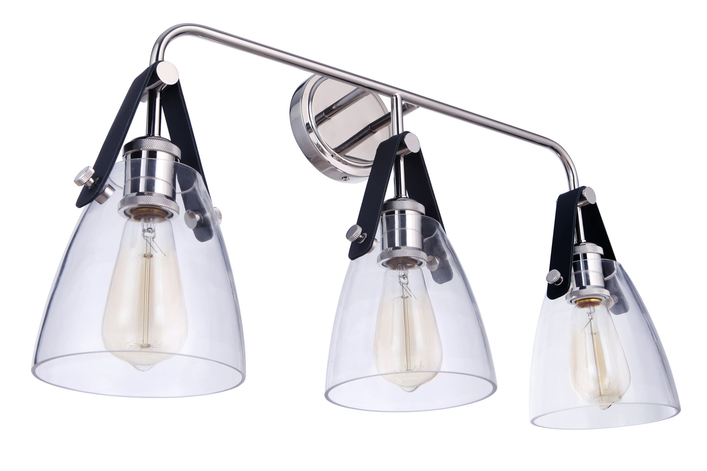 51303-PLN - Hagen 3 Light 26" Wide Vanity Light - Polished Nickel