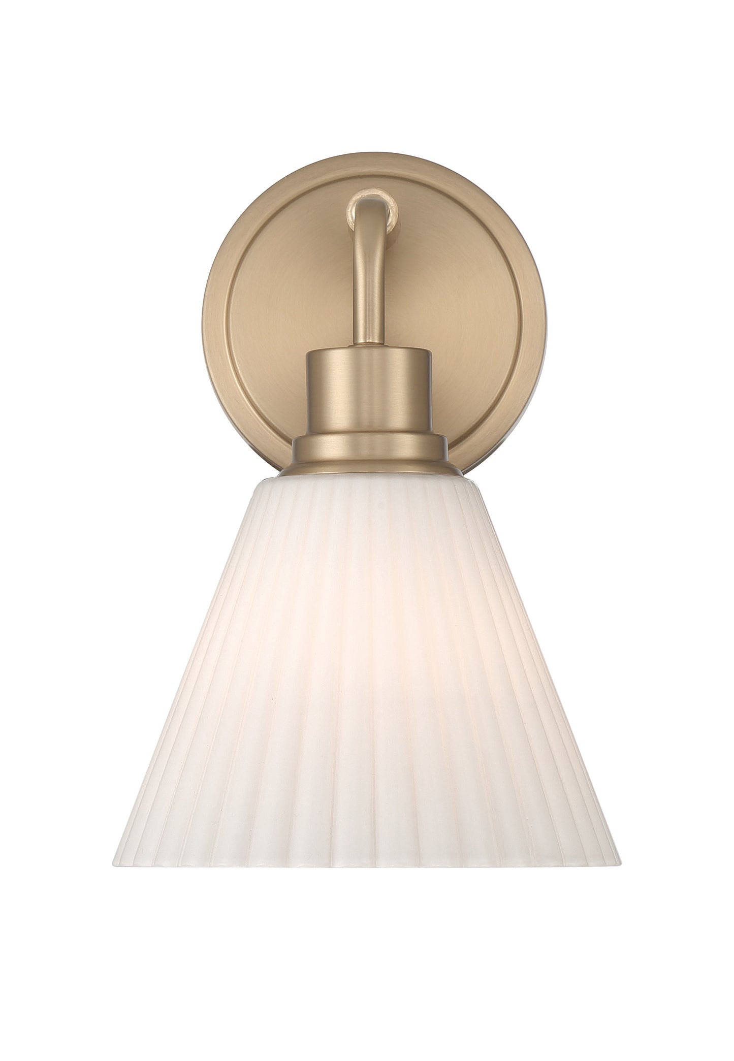 62301-CPZ - Pleated II 1 Light 10.38" High Wall Sconce - Premium Bronze