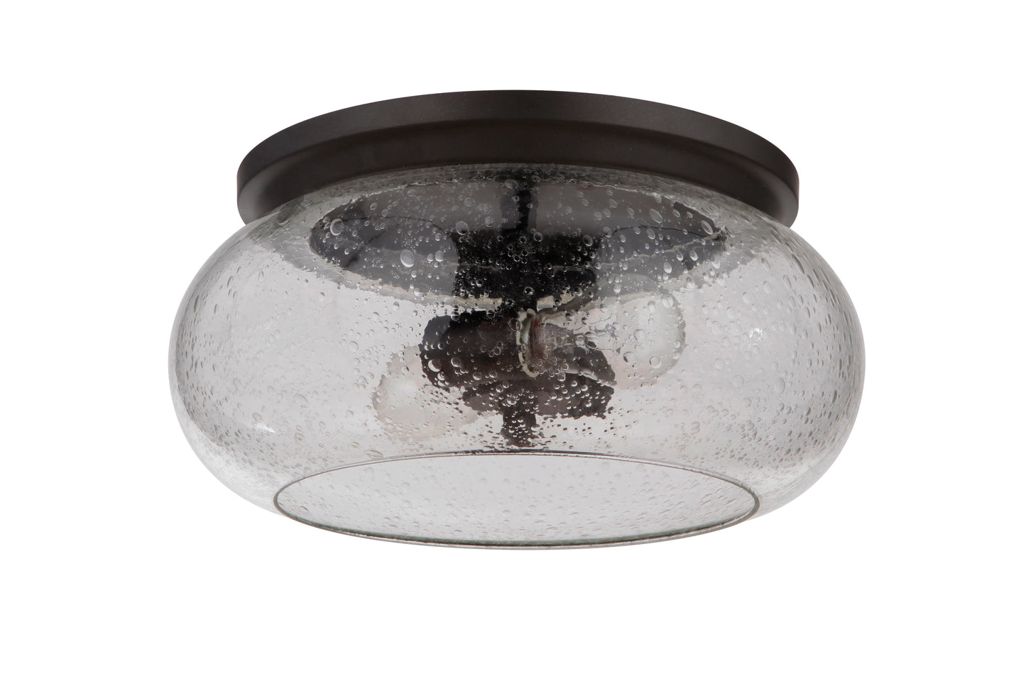 49982-ESP - Serene 2 Light 14.5" Wide Flush Mount - Espresso