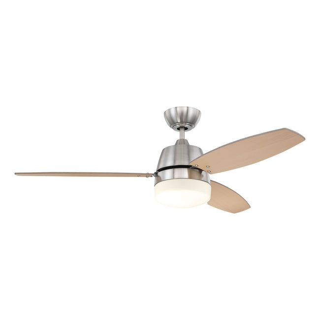 Beltre 52" 3 Blade Ceiling Fan with Light Kit - Brushed Polished Nickel