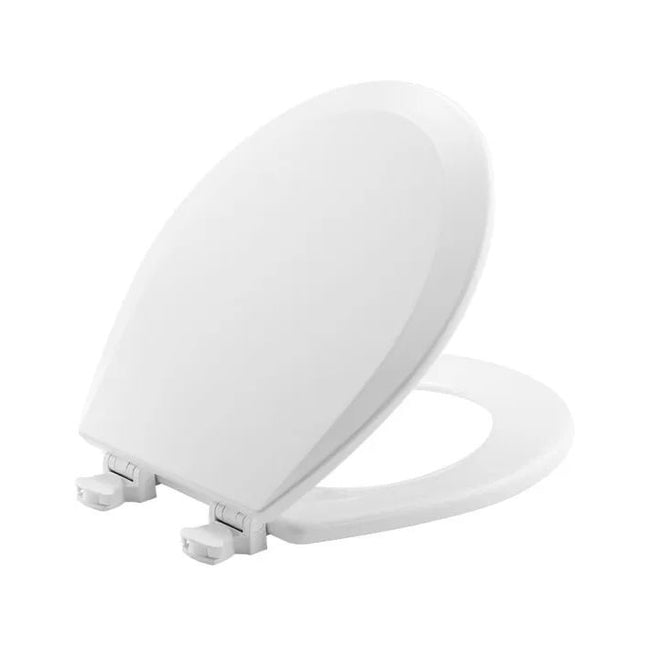 500EC 000 - Bemis Round Enameled Wood Toilet Seat - White