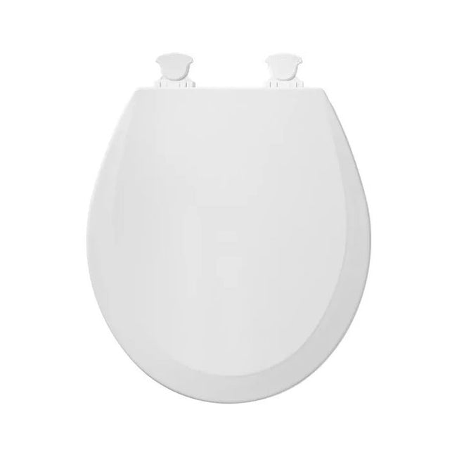 500EC 000 - Bemis Round Enameled Wood Toilet Seat - White