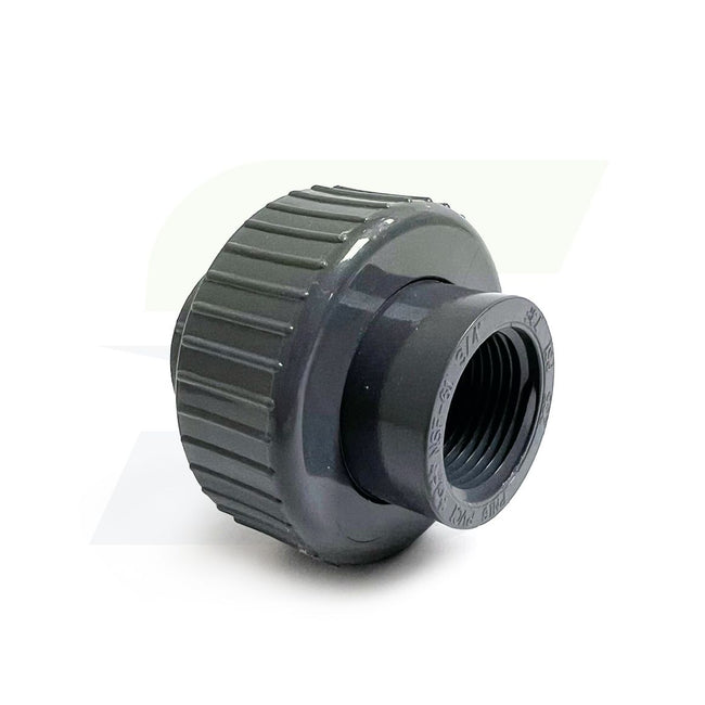 858-007 - 3/4" Schedule 80 PVC Union with Viton O-Ring - FNPT x FNPT