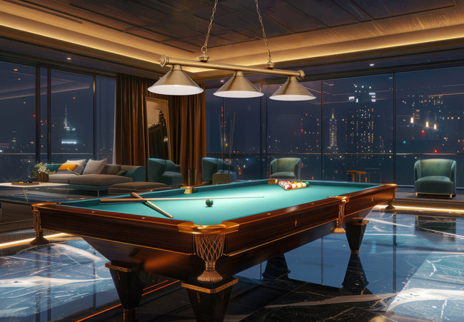 2306-3HBR-HBR15 - Cordon 3 Light 57" Billiard - Heritage Brass
