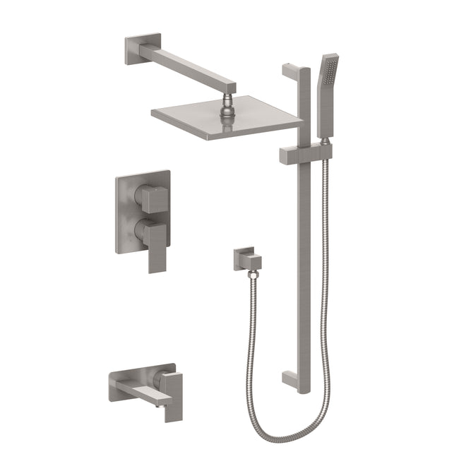 BLS-SHS16-BN - Bliss Rainfall Shower System with 16" Oversized Shower Head in Brushed Nickel