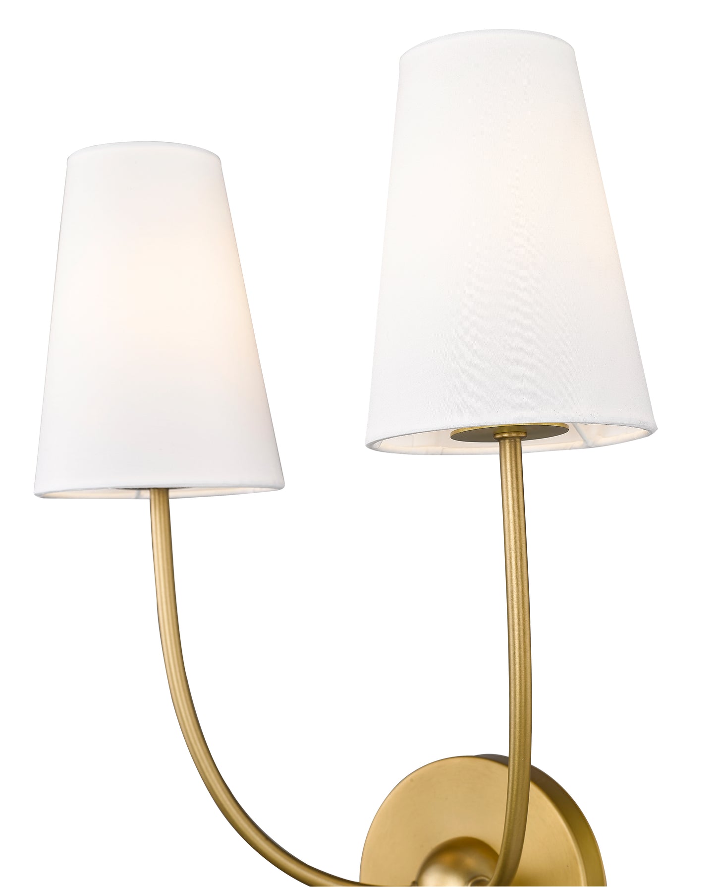 3040-2S-RB - Shannon 2 Light Wall 17" Sconce - Rubbed Brass