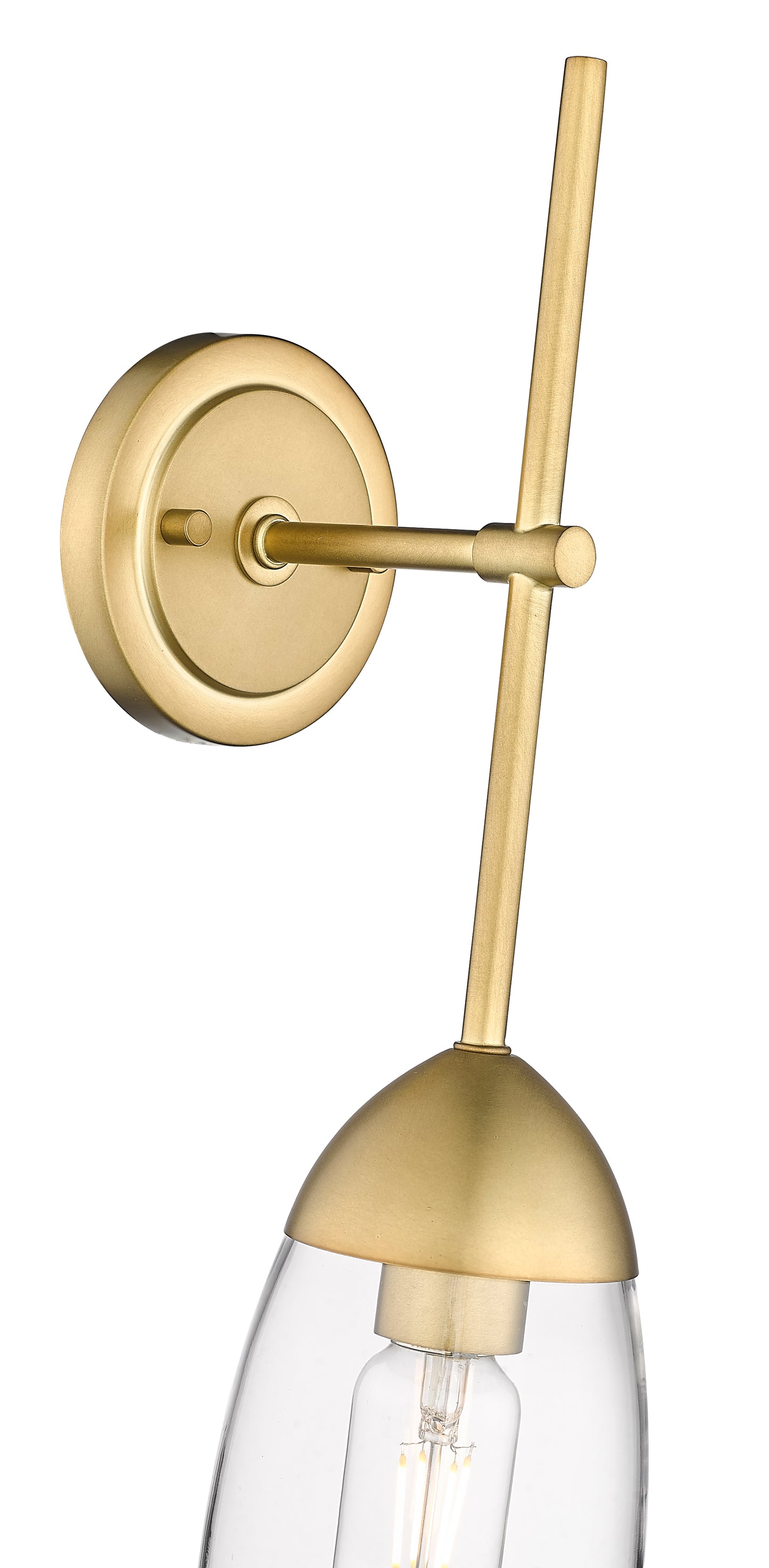 651S-RB - Arden 1 Light Wall 22" Sconce - Rubbed Brass