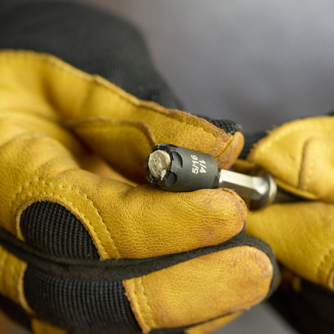 MSHCST - 1/4" and 5/16" C-RHEX Sawtooth Reversible Magnetic Hex Driver - 2" Length