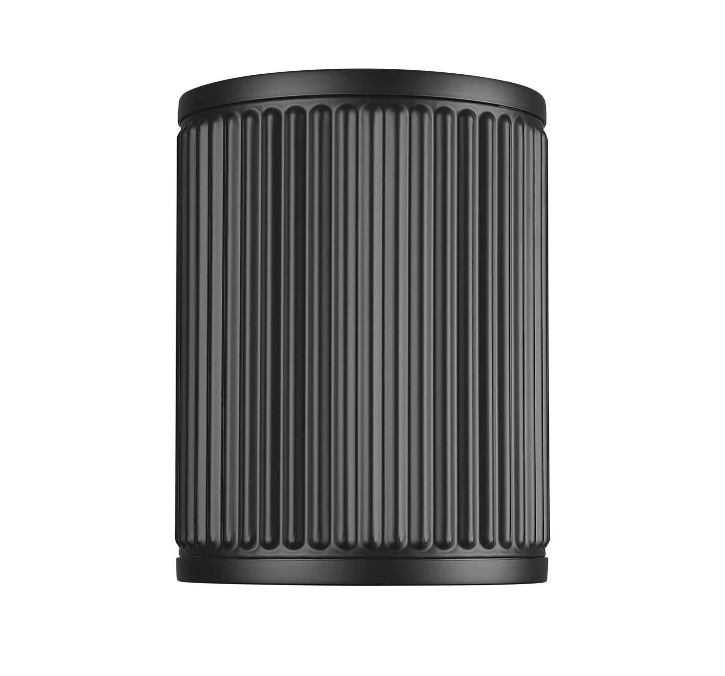 1013F6-MB-LED - Stari 1 Light Flush 6" Mount - Matte Black