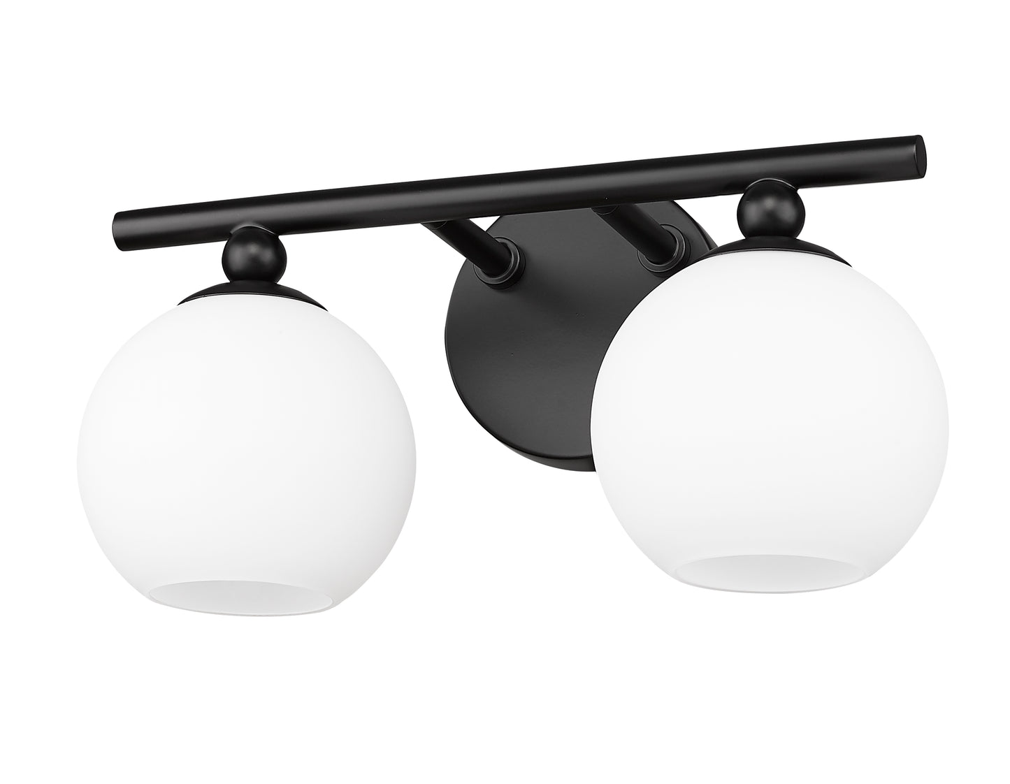 1100-2V-MB - Neoma 2 Light 14" Vanity - Matte Black