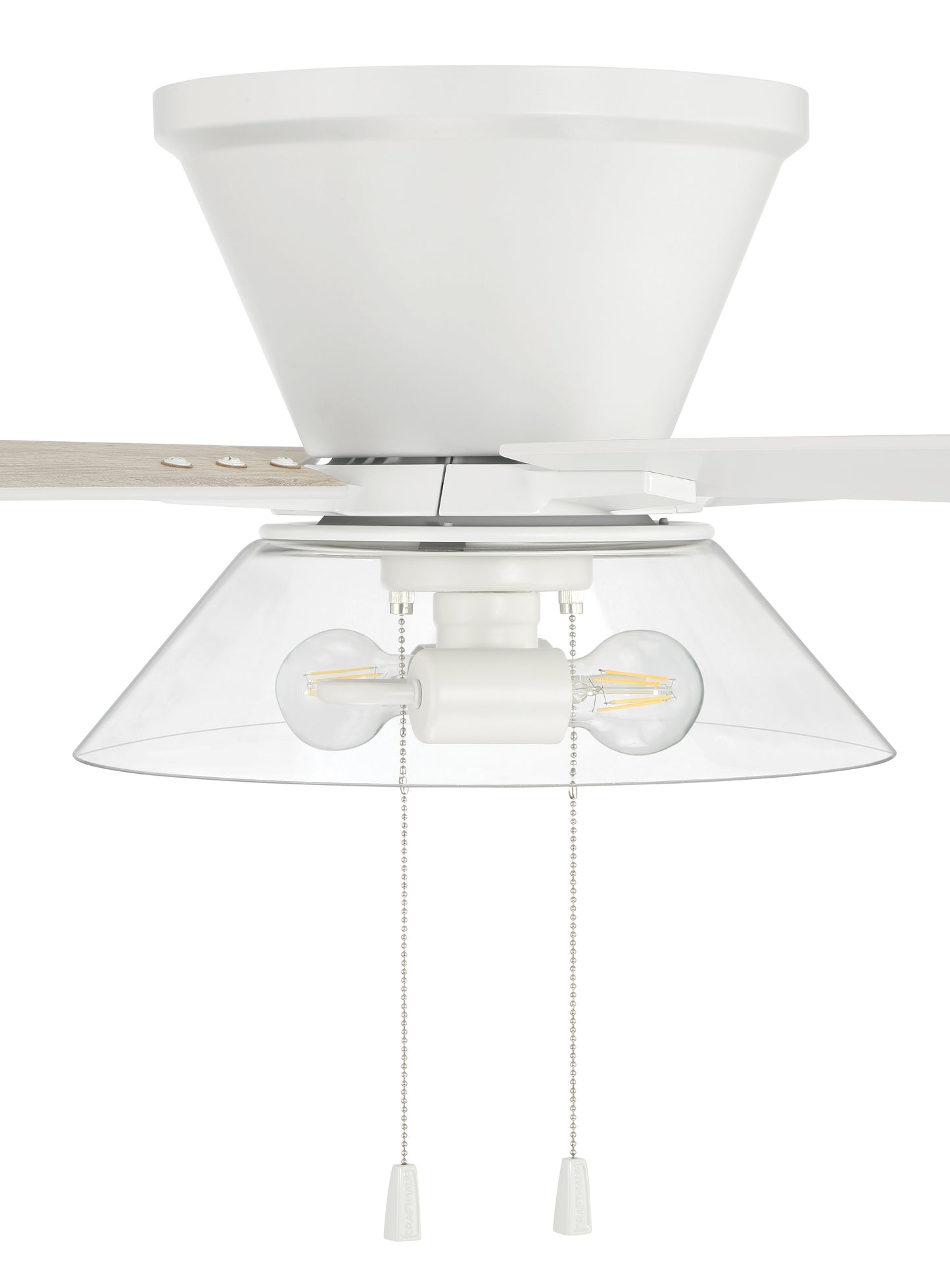 IST52W5 - Insight 52" 5 Blade Ceiling Fan with Light Kit - White