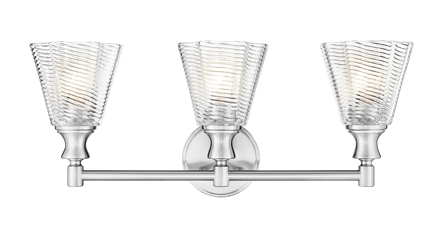 7704-3V-BN - Auden 3 Light 24" Vanity - Brushed Nickel