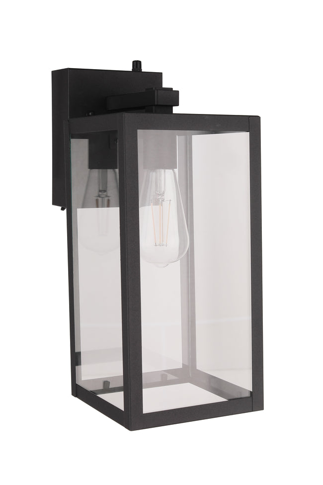 ZA7114-TB-PCO - Harris 1 Light 16" High Outdoor Wall Lantern - Textured Black