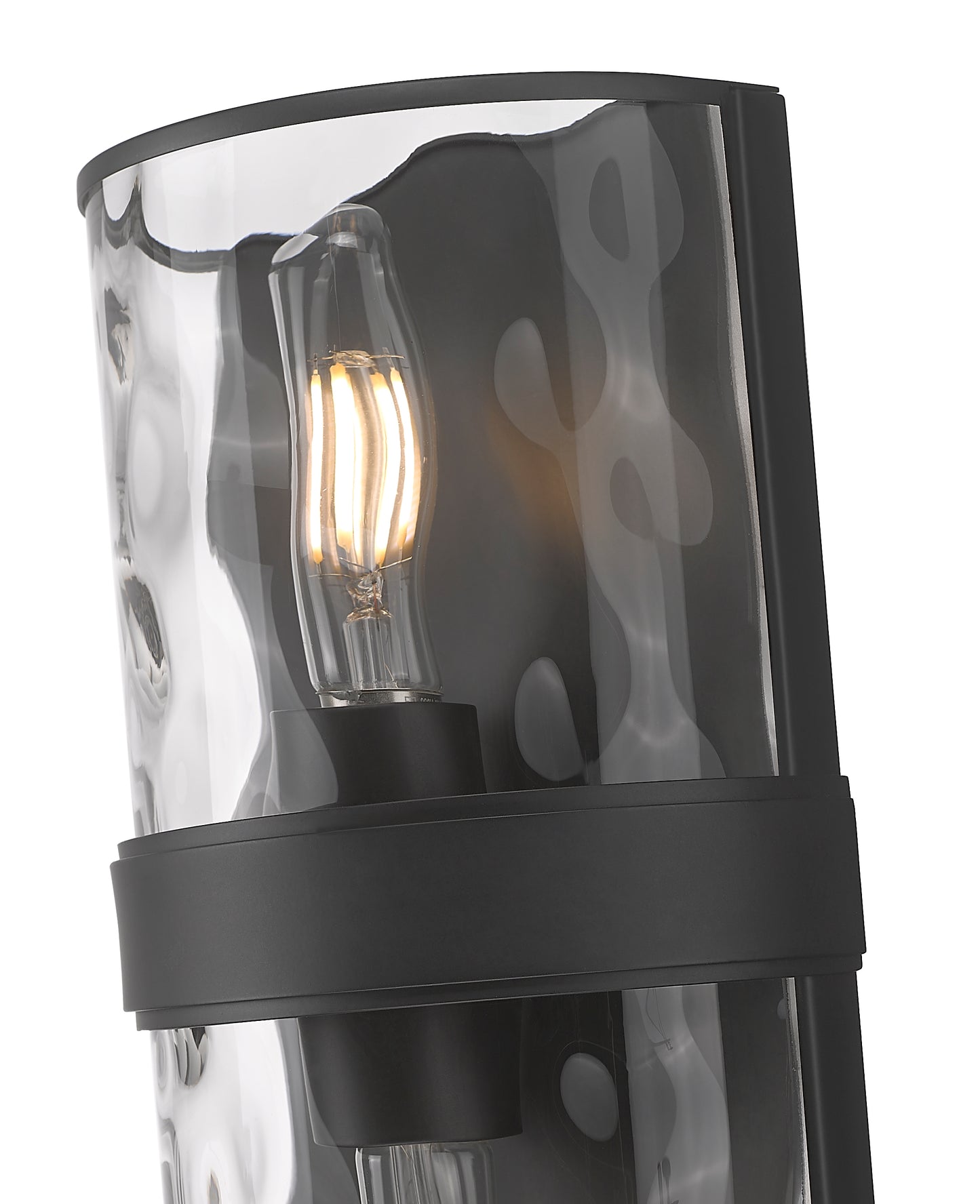 3053-2SS-MB - Meridian 2 Light Wall 12" Sconce - Matte Black