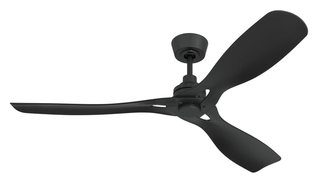 AMG52FB3 - Amigo 52" 3 Blade Indoor Outdoor Ceiling Fan with Light Kit - Flat Black
