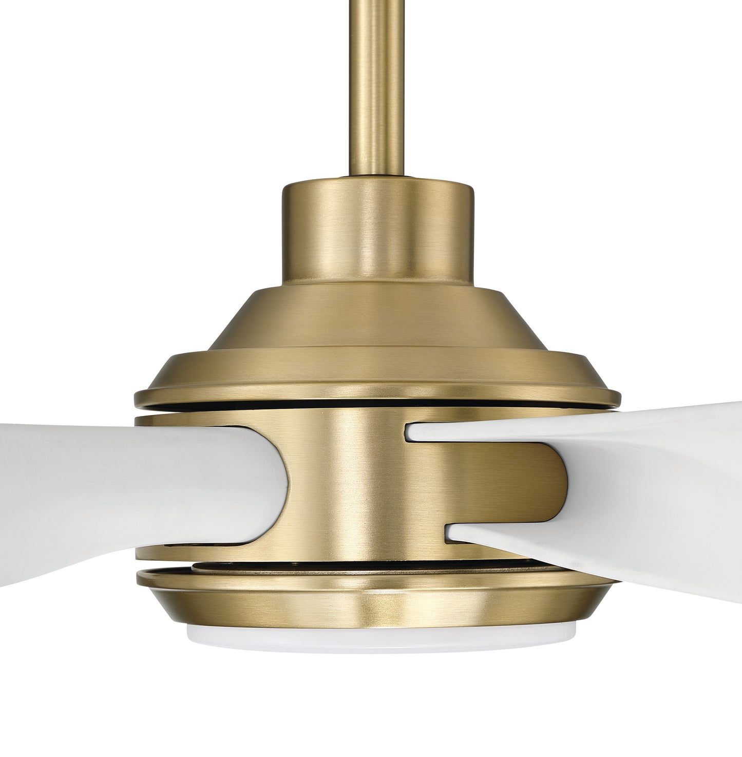 RSL52SBW5 - Rosalie 52" 5-Blade Indoor ceiling Fan 52" 5 Blade Ceiling Fan with Light Kit - Satin Brass