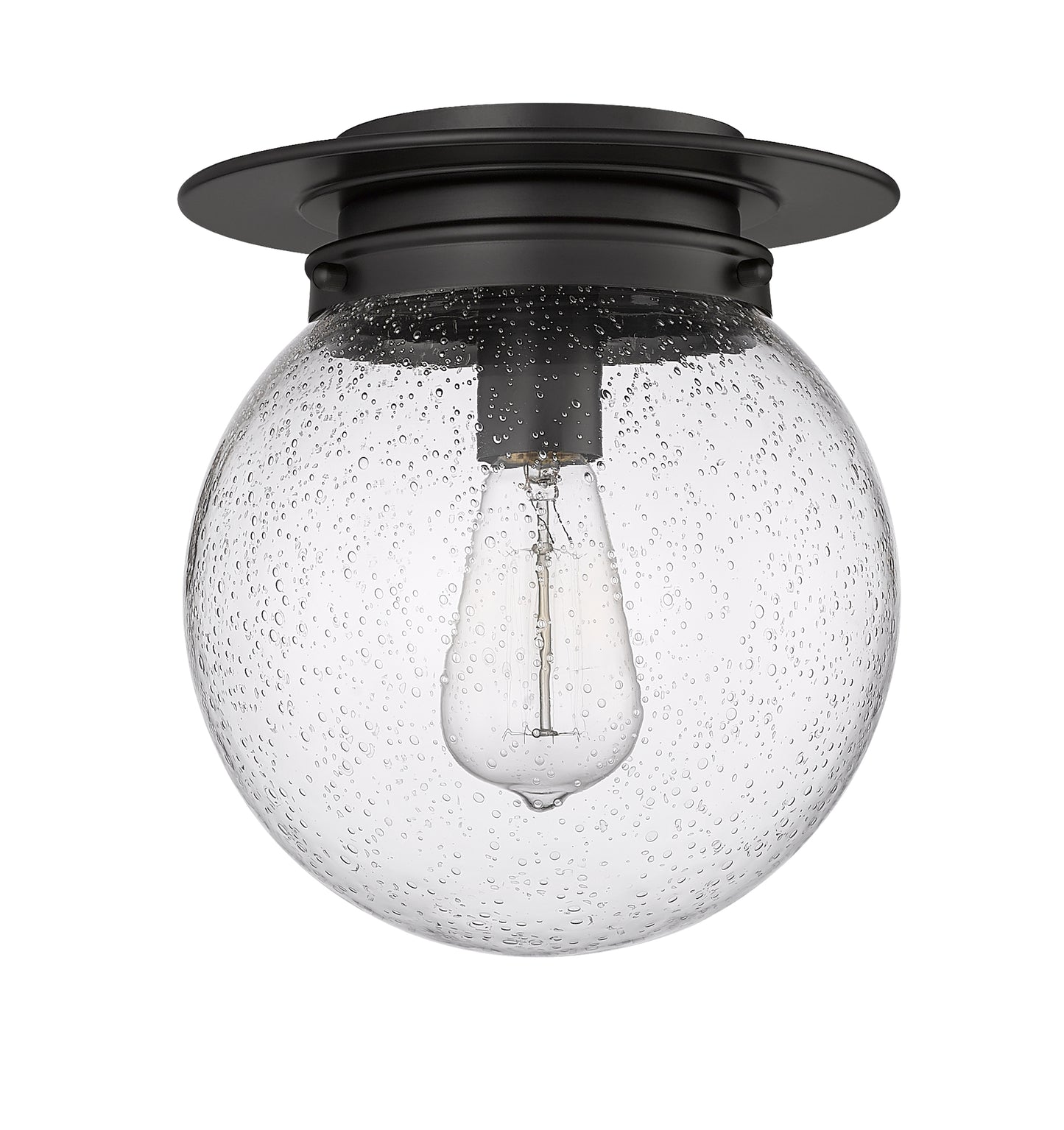 7506F9-MB - Calhoun 1 Light Flush 9" Mount - Matte Black