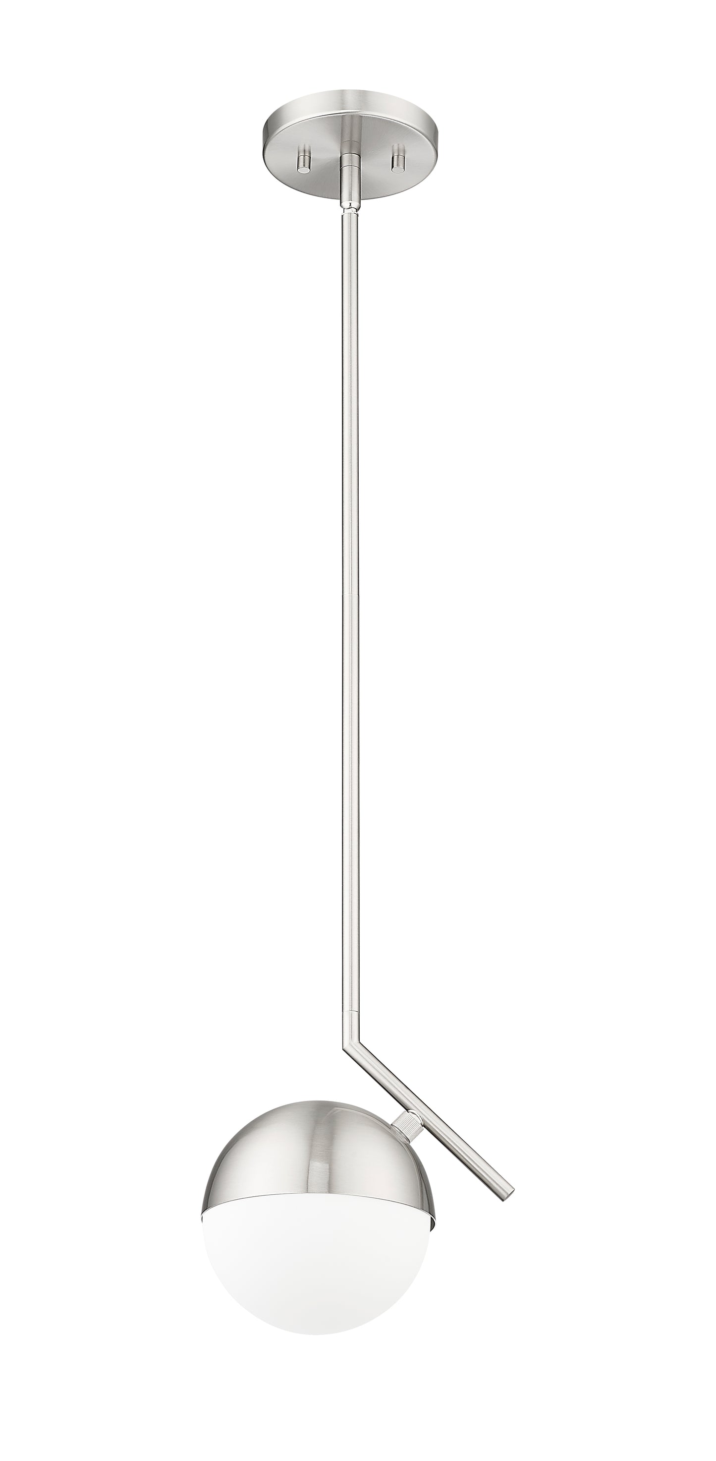 7517P7-BN - Realm Sphere 1 Light 8" Pendant - Brushed Nickel