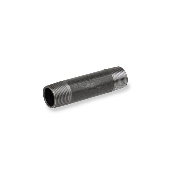 0334532801 - Right Left Black Steel Welded Pipe Nipple - Domestic - Schedule 40 - 1-1/4" x 4"