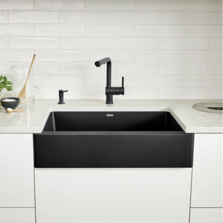 526538 - Vintera SILGRANIT 30" Single Bowl Apron-Front Farmhouse Sink - Anthracite