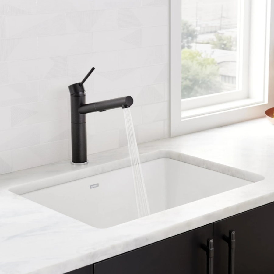 527403 - Precis SILGRANIT 27" Single Bowl Undermount Kitchen Sink - Soft White