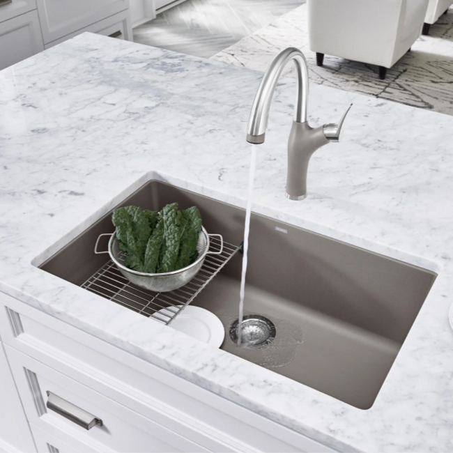 443121 - Precis SILGRANIT 32" Super Single Undermount Kitchen Sink - Volcano Gray