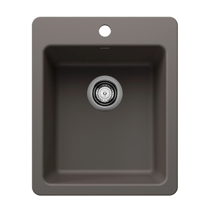 443240 - Liven SILGRANIT 17" Dual Mount Bar Sink - Volcano Gray