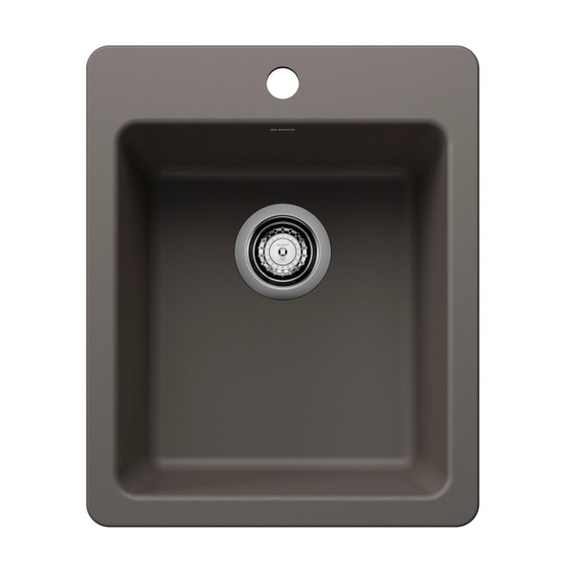 443240 - Liven SILGRANIT 17" Dual Mount Bar Sink - Volcano Gray