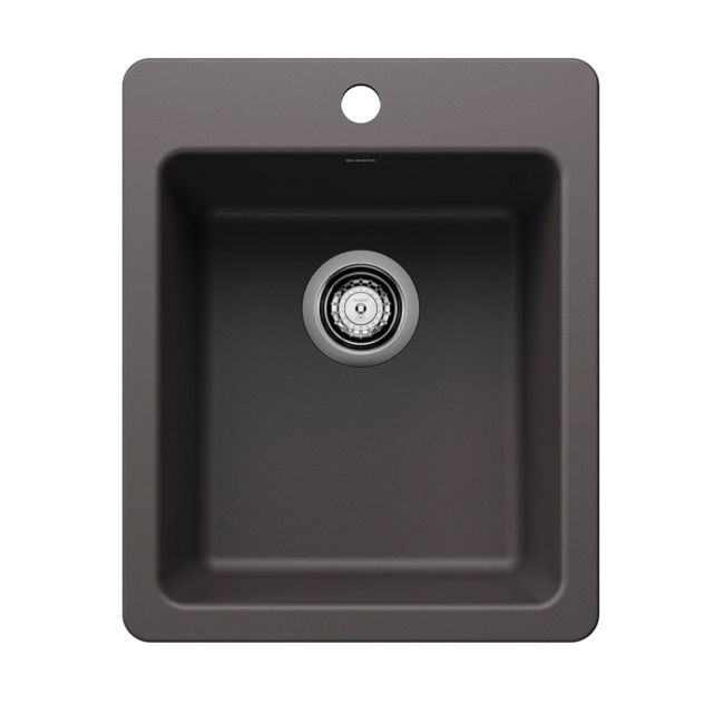 443236 - Liven SILGRANIT 17" Dual Mount Bar Sink - Cinder