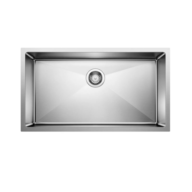 524754 - Quatrus R15 25" Single Bowl Undermount Stainless Steel Kitchen Sink