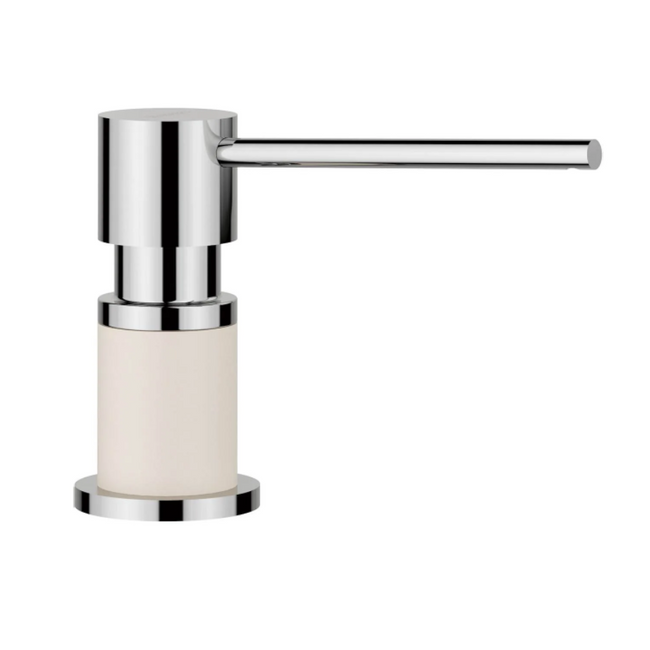 443043 - Lato Soap Dispenser - Chrome/Soft White