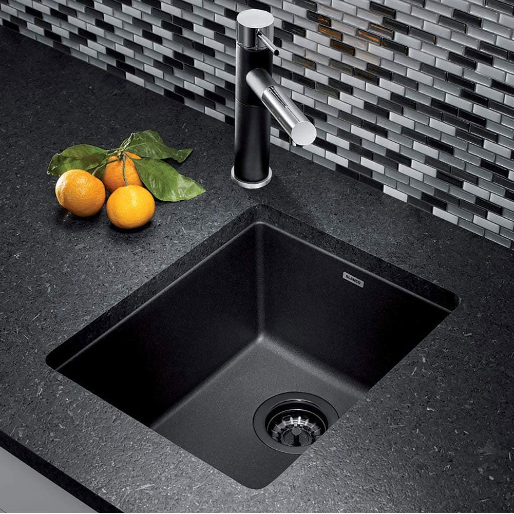 442932 - Precis Undermount SILGRANIT Bar Sink - Coal Black