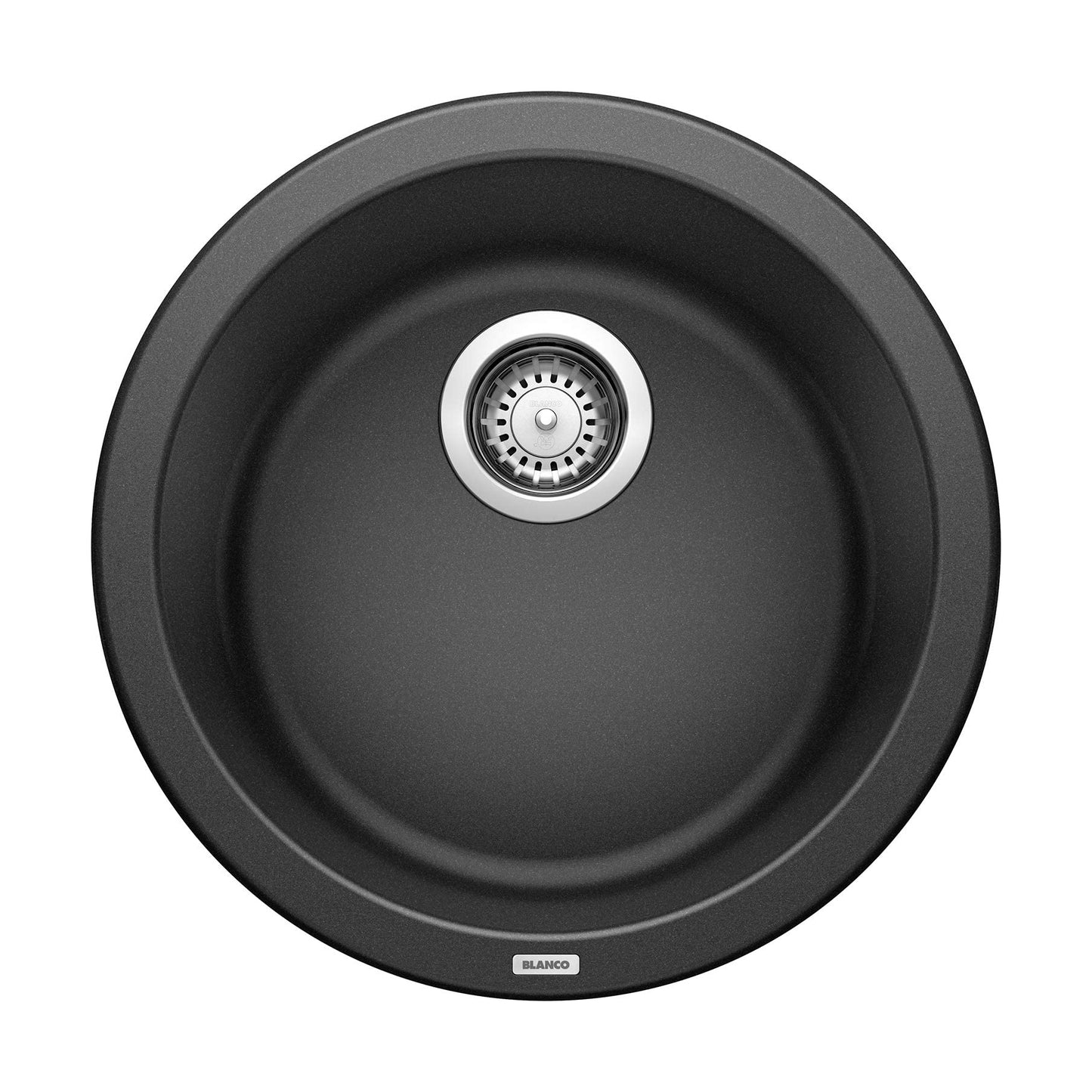 511632 - 18" Rondo Dual Mount Siligranit Round Bar Sink - Anthracite